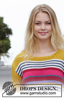 Free patterns - Striped Jumpers / DROPS 187-29