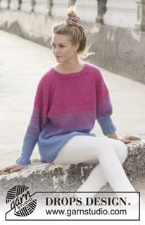 Free patterns - Striped Jumpers / DROPS 187-9