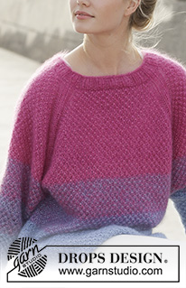 Free patterns - Striped Jumpers / DROPS 187-9