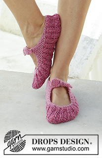 Free patterns - Slippers / DROPS 189-22