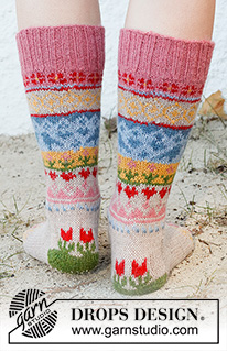 Free patterns - Children Socks & Slippers / DROPS 189-23