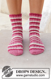 Free patterns - Children Socks & Slippers / DROPS 189-28