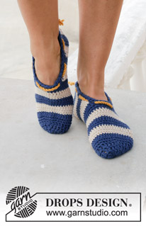 Free patterns - Children Slippers / DROPS 189-30