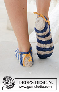 Free patterns - Children Slippers / DROPS 189-30