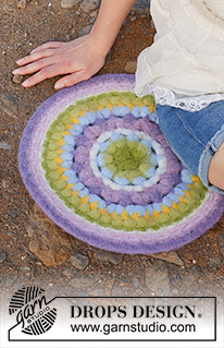 Free patterns - Felted Seat Pads / DROPS 189-4