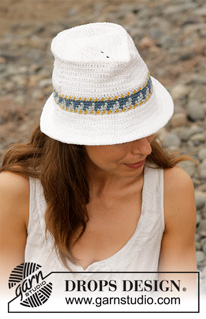 Free patterns - Summer Hats / DROPS 190-35