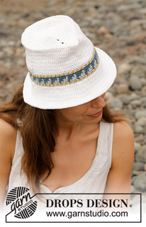 Free patterns - Sapkák és kalapok, nőknek / DROPS 190-35