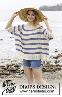 Free patterns - Striped Jumpers / DROPS 191-30