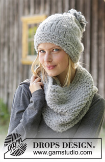 Free patterns - Neck Warmers / DROPS 192-55