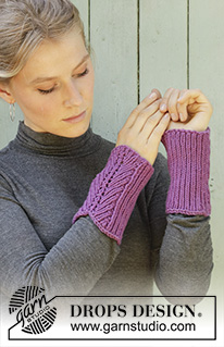 Free patterns - Wrist Warmers & Fingerless Gloves / DROPS 192-66