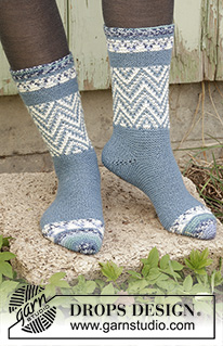 Free patterns - Chaussettes / DROPS 193-13