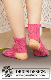 Free patterns - Yoga Socks / DROPS 193-21