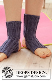 Free patterns - Yoga Socks / DROPS 193-22