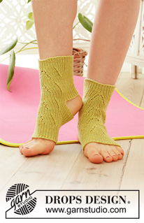Free patterns - Yoga Socks / DROPS 193-23