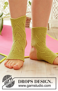 Free patterns - Yoga Socks / DROPS 193-23