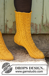 Free patterns - Women's Socks & Slippers / DROPS 193-4
