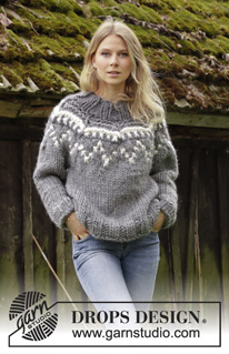 Free patterns - Damskie norweskie swetry / DROPS 195-21
