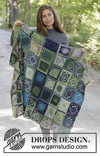Free patterns - Blankets / DROPS 195-38