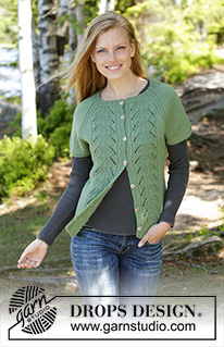 Free patterns - Open Front Tops / DROPS 196-12