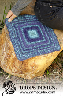 Free patterns - Felted Seat Pads / DROPS 196-39