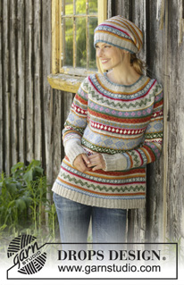 Free patterns - Damskie norweskie swetry / DROPS 196-6