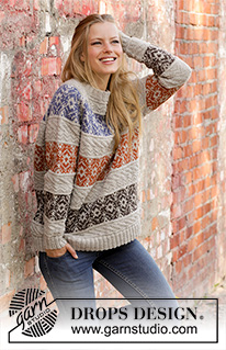 Free patterns - Striped Jumpers / DROPS 197-1