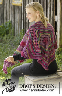 Free patterns - Fun with Crochet Squares / DROPS 197-32