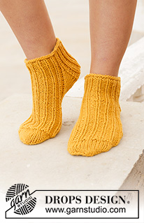 Free patterns - Children Socks & Slippers / DROPS 198-14