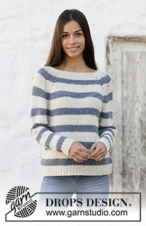 Free patterns - Striped Jumpers / DROPS 199-1