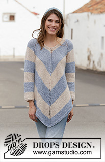 Free patterns - Striped Jumpers / DROPS 199-25