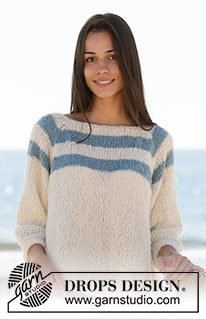 Free patterns - Striped Jumpers / DROPS 199-40