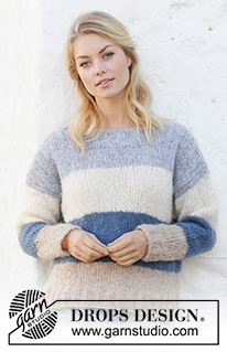 Free patterns - Striped Jumpers / DROPS 199-8