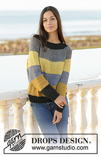 Free patterns - Striped Jumpers / DROPS 200-3