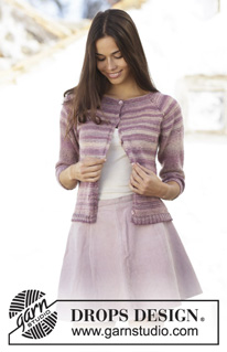 Free patterns - Proste rozpinane swetry / DROPS 201-14