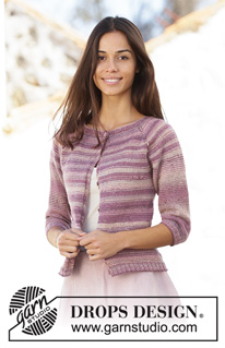 Free patterns - Proste rozpinane swetry / DROPS 201-14