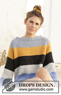 Free patterns - Striped Jumpers / DROPS 202-9