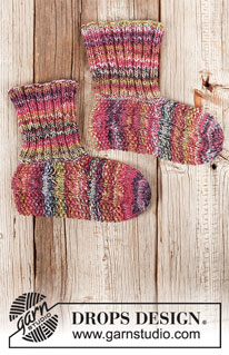 Free patterns - Chaussettes / DROPS 203-29