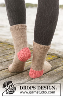 Free patterns - Children Socks & Slippers / DROPS 203-36