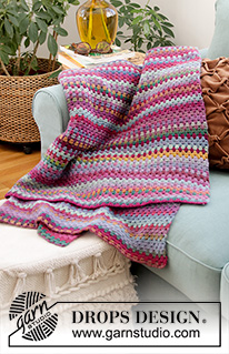 Free patterns - Blankets / DROPS 203-6