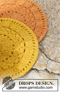 Free patterns - Felted Seat Pads / DROPS 203-7