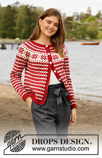 Free patterns - Christmas Jumpers & Cardigans / DROPS 205-21