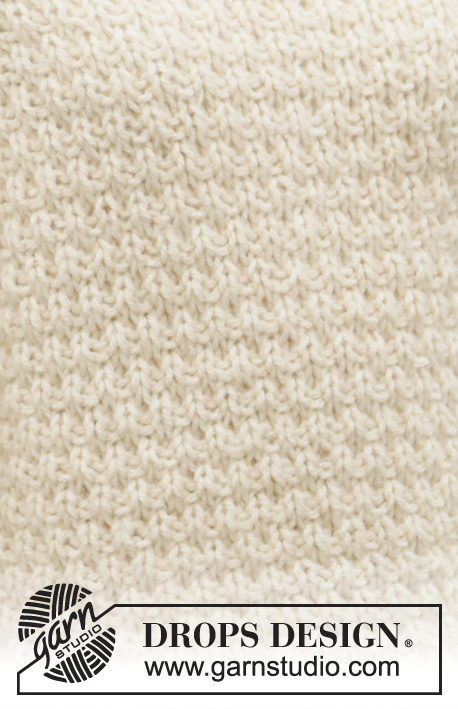 Remember When / DROPS 205-23 - Strikket genser med raglan og struktur i DROPS Nepal og DROPS Brushed Alpaca Silk (2 tråder) eller 1 tråd DROPS Wish. Arbeidet strikkes ovenfra og ned med brettekant i halsen. Størrelse S – XXXL.