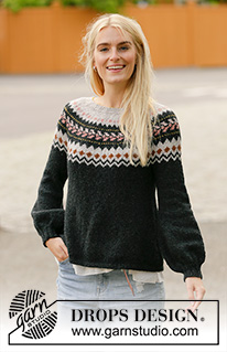 Free patterns - Damskie norweskie swetry / DROPS 205-27