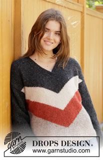 Free patterns - Striped Jumpers / DROPS 205-43