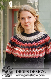 Free patterns - Striped Jumpers / DROPS 205-44