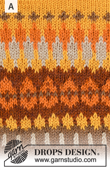 Heim / DROPS 207-1 - Pulôver tricotado de cima para baixo, com encaixe arredondado em jacquard norueguês, em DROPS Alpaca. Do S ao XXXL.
Gorro tricotado com jacquard norueguês em DROPS Alpaca.