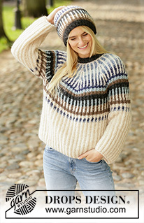 Free patterns - Striped Jumpers / DROPS 207-26