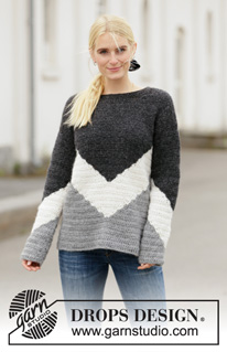 Free patterns - Striped Jumpers / DROPS 207-8