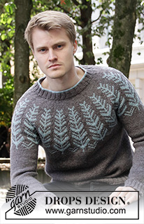 Free patterns - Men's Jumpers / DROPS 208-11