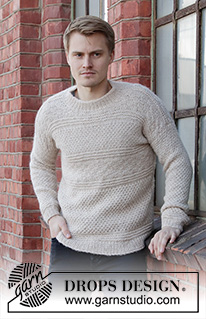 Free patterns - Men's Jumpers / DROPS 208-16